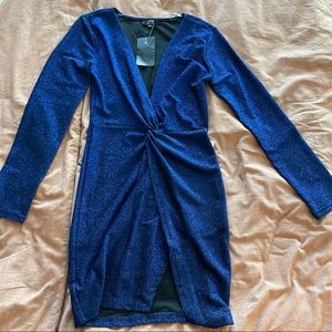 NWT blue sparkle dress